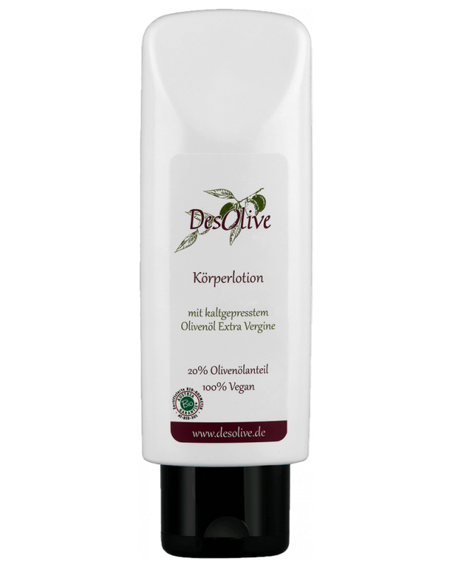 DesOlive Körperlotion mit kaltgepresstem Bio-Olivenöl