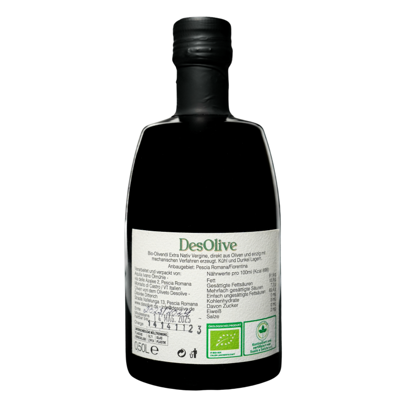 DesOlive Olio extra Vergine Bio Toskana