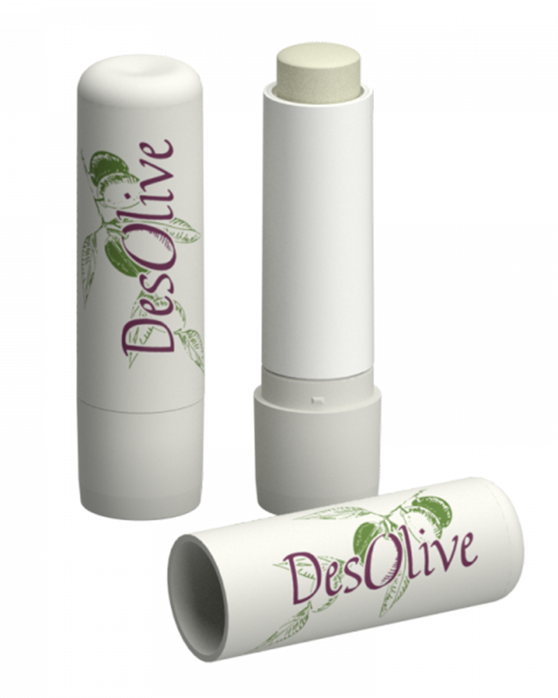 Lipstick with cold-pressed organic olive oil