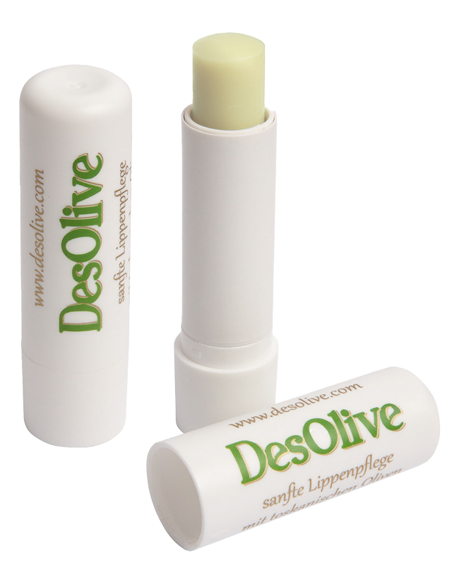 DesOlive Lippenpflegestift mit kaltgepresstem Bio-Olivenöl
