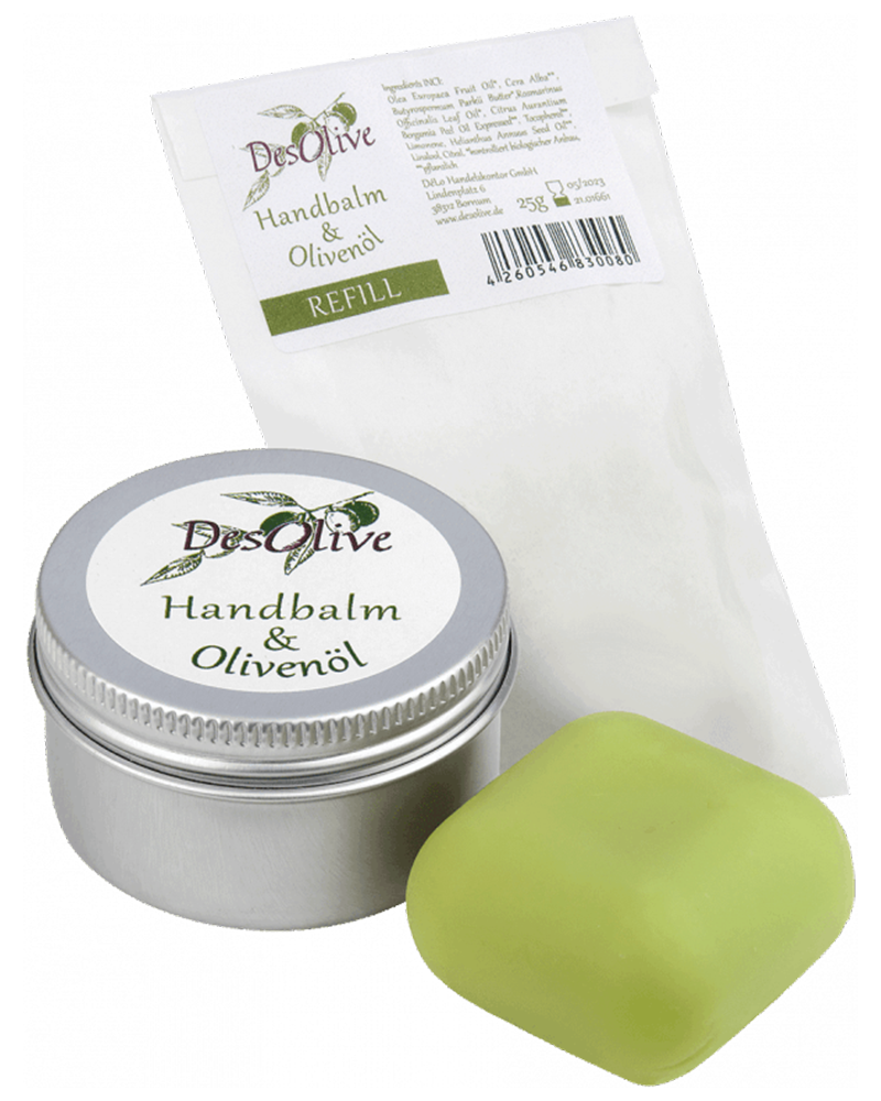 DesOlive®® solid hand balm with organic olive oil